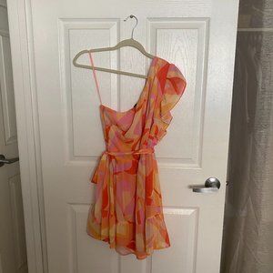 Aqua, Colorful Mini Dress